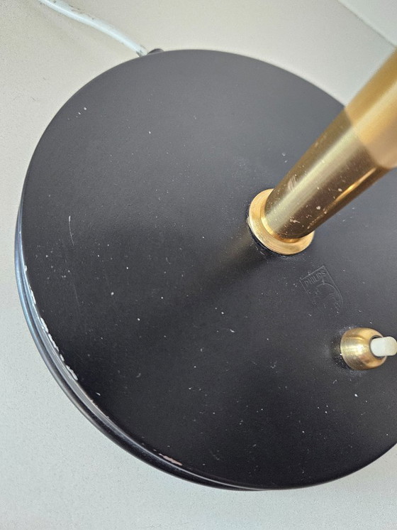 Image 1 of Lampada da tavolo Senior di Louis Kalff, nera.