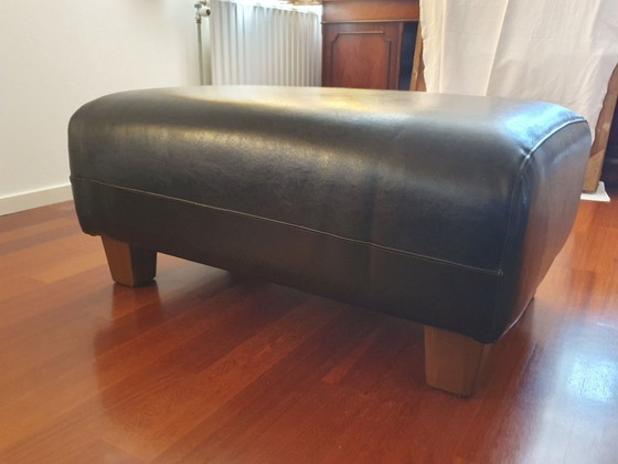 Image 1 of Leather Hocker large (rectangular)