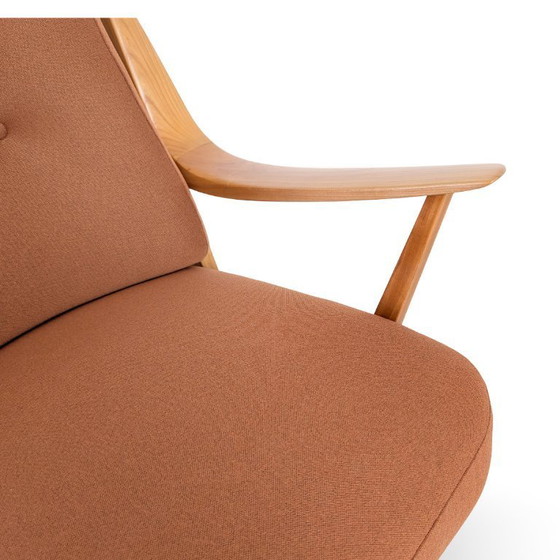 Image 1 of Originele Knoll Antimott fauteuil, vintage design, fauteuil uit het midden van de 20e eeuw.