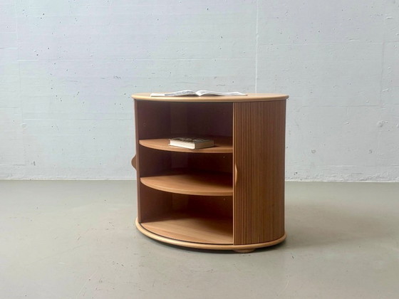 Röthlisberger roller shutter cabinet B by Trix & Robert Haussmann, 1977 – Storage cabinet, Wood (photo 13 of 19)