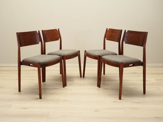 Image 1 of Set di quattro sedie, design danese, anni '70, produzione: Danimarca