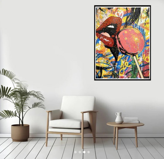 Image 1 of GONGAS - So eager - Lithographie d'artiste encadrée