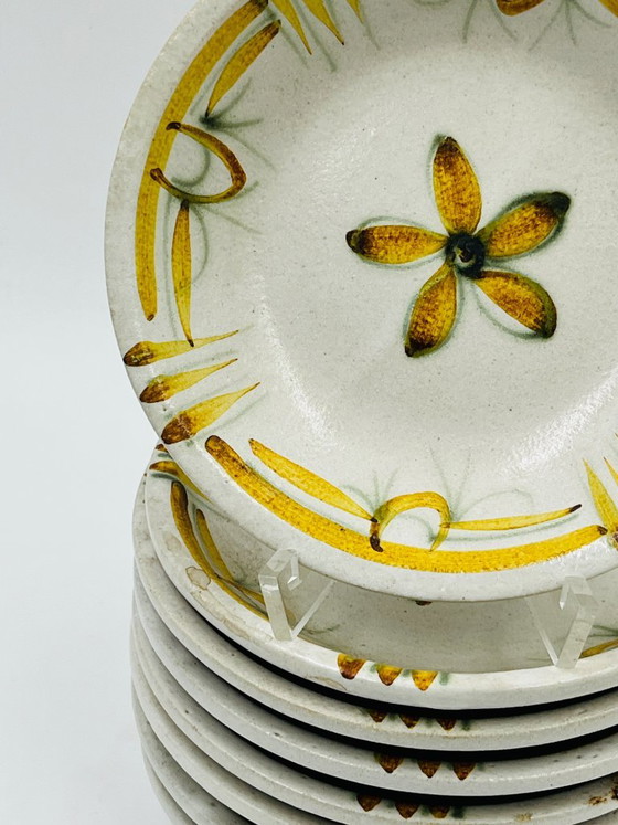 Set van acht Keraluc Quimper Renaissance kommen, 1960 – Servies, Ceramic (photo 5 of 8)