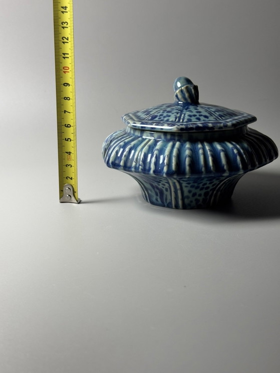 Bonbonnière Art Déco — Faïencerie de Thulin, Belgio – Oggetti decorativi, Ceramic (photo 10 of 12)