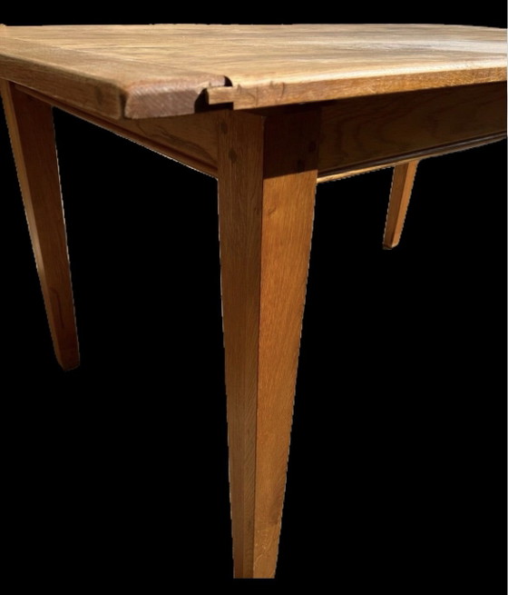 Massiver Eichentisch, Esstische, Holz, Beige (Foto 5 von 6)