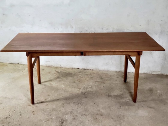 Image 1 of Hans J. Wegner AT327 dining table for Andreas Tuck, Denmark 1965