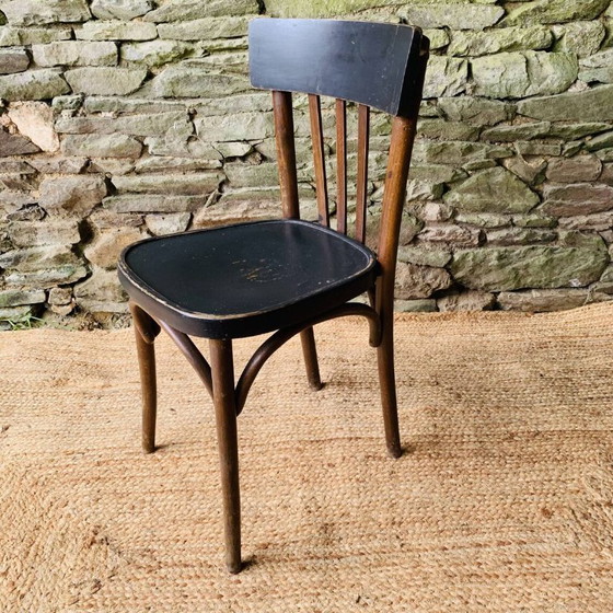 Set di quattro sedie da bistrò vintage in legno curvato – Sedie da pranzo (photo 5 of 18)