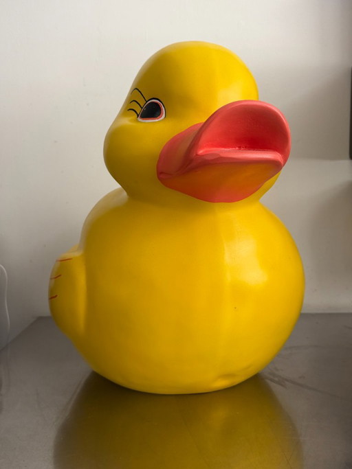 XXL Yellow Bath Duck Statue, Pop Art Sculpture – beeldhouwkunst, Plastic, Fiberglass