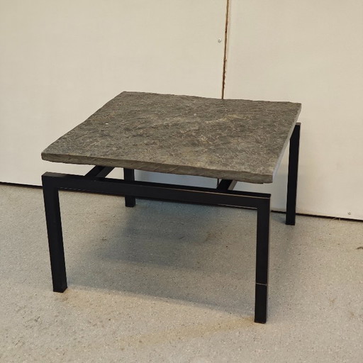 Vintage slate coffee table / side table