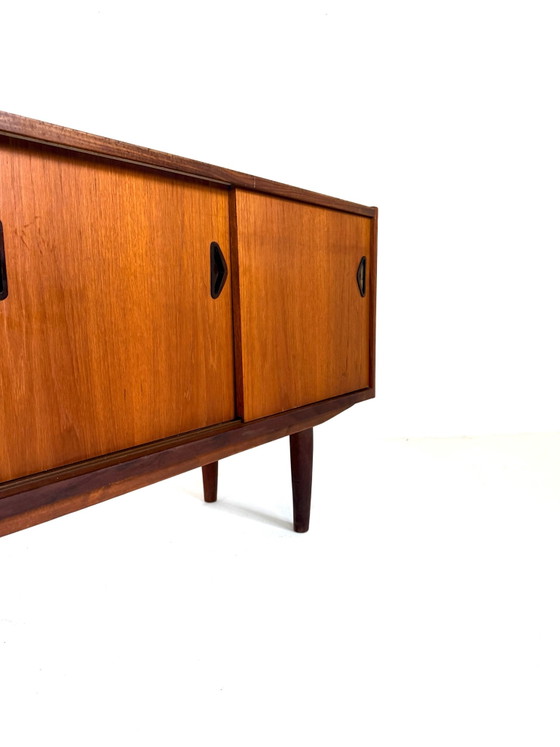 Credenza danese in teak vintage, anni '60, Credenze, Legno, Marrone (foto 8 di 12)