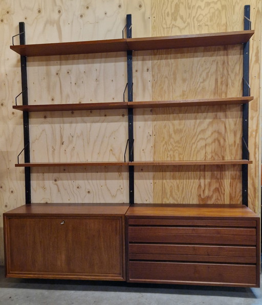 Poul Cadovius modular wall rack wall cabinet