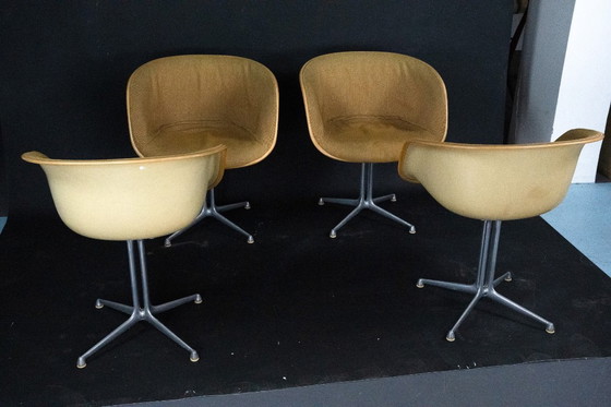 Image 1 of Conjunto de 4 sillones La Fonda de Charles Eames para Herman Miller. EE. UU., década de 1960.