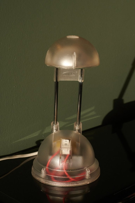 Lot de 3x Lampes Télescopiques Vintage IKEA Espressivo (années 90) – Lampes de bureau, Plastic, Chrome (photo 4 of 15)