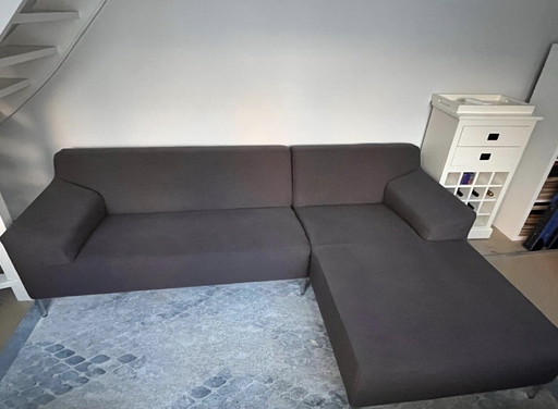 Rolf Benz Freistil 180 hoekbank met poef