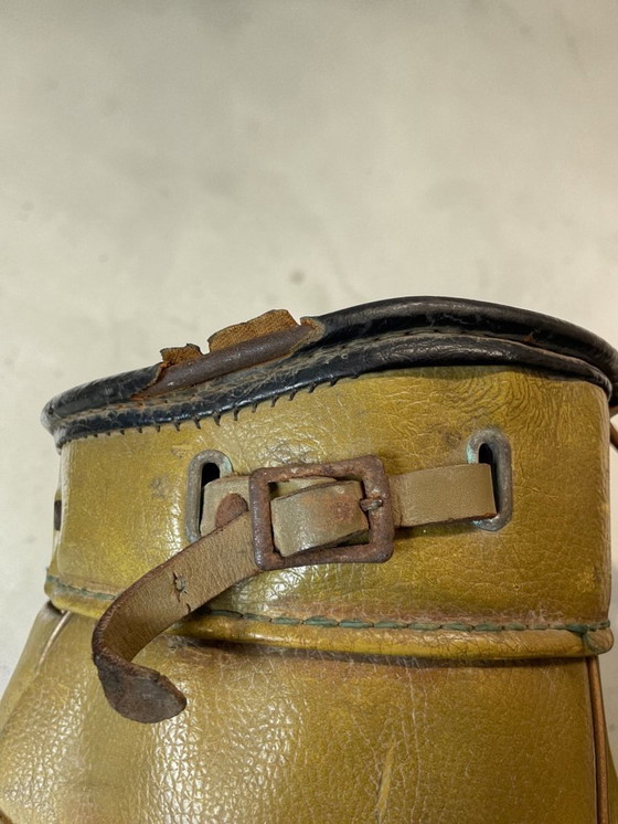 Image 1 of Borsa da golf vintage in similpelle invecchiata