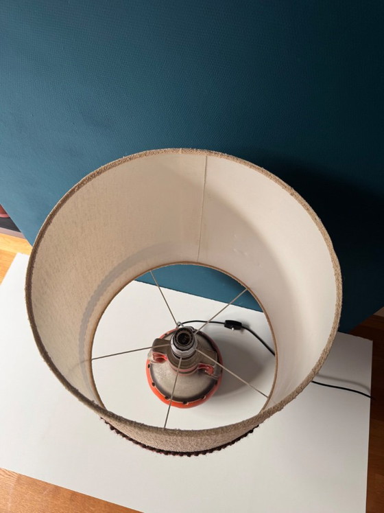 Vintage West Germany lamp – Table lamps, Ceramic, Textile (photo 6 of 11)