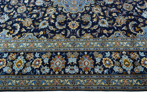Image 1 of Handgeknoopt Kashan kurk Perzisch tapijt - 390 x 290 cm