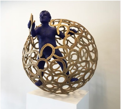 Obra de arte Sinfrontera - herraduras