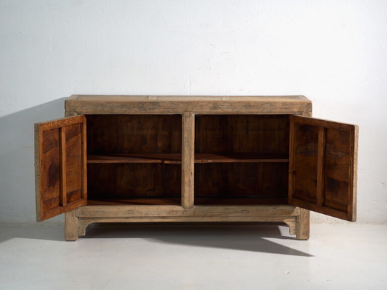 Antique sideboard in elm with two doors – China, circa 1950 – Sideboard cabinet (photo 37 of 40)