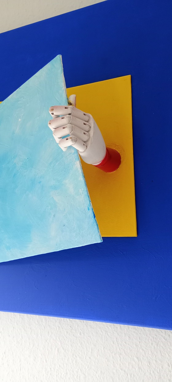 Image 1 of Wolke, Mischtechnik auf Leinwand, Alfie 2026