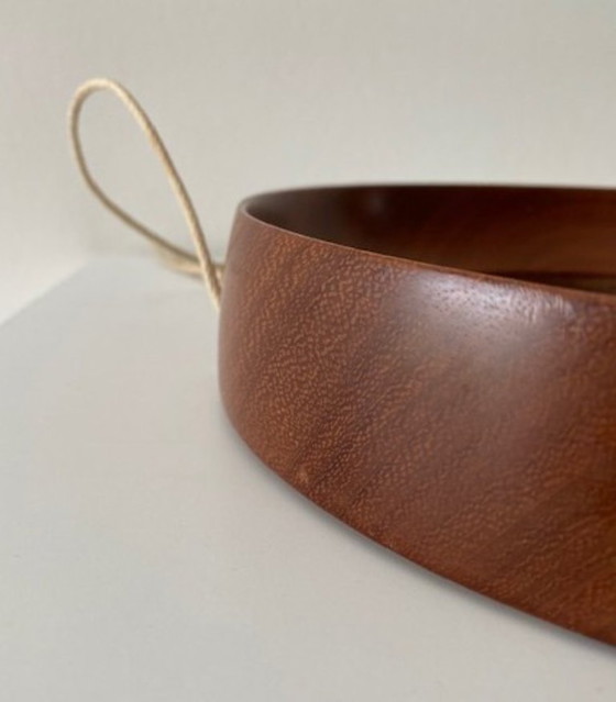 Denemarken Teakhouten Mid Century Spiegel – Wood, Glass (photo 6 of 7)
