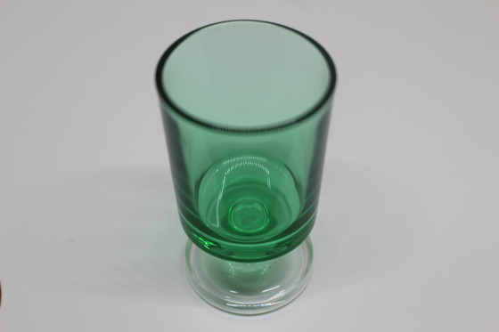 Image 1 of 6 bicchieri da liquore verde Luminarc, modello Cavalier