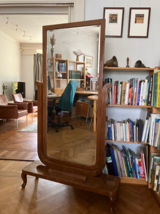 miroir antique en pied