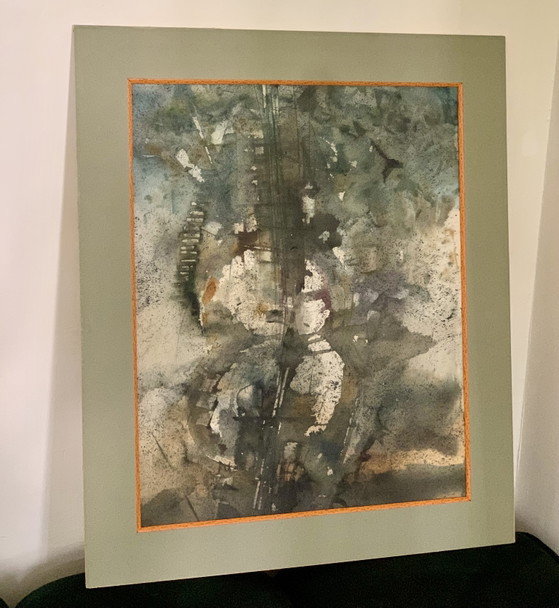 Guitare : Aquarelle Originale -Slava Saveliev (1944-2013) - Provenance Atelier 1993 – Photographies, Paper (photo 10 of 26)