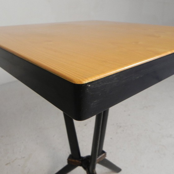 Image 1 of Bistro table with Bakelite top Berc Antoine Paris, 1950s