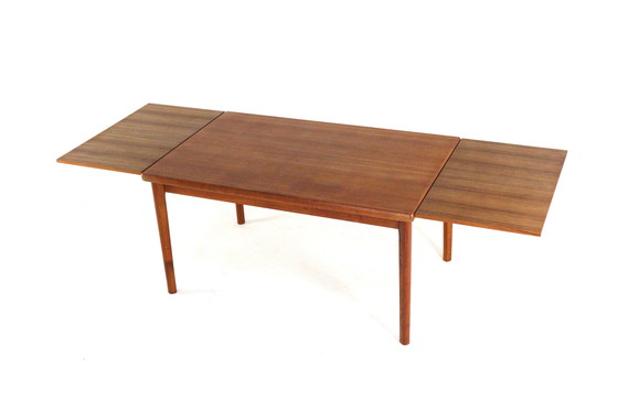 Image 1 of Henning Kjearnulf Vejle rectangular extendable dining table XL vintage