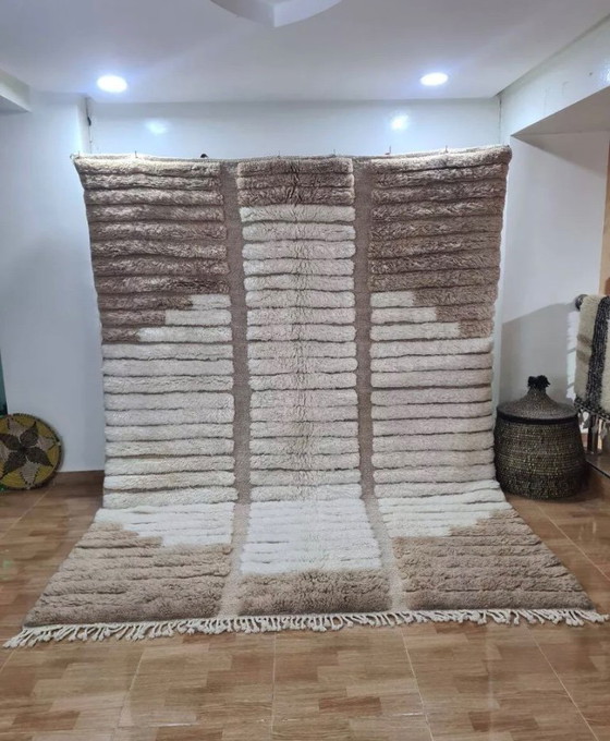 Image 1 of Berber carpet mrirt vintage exceptional wool 200x250 cm