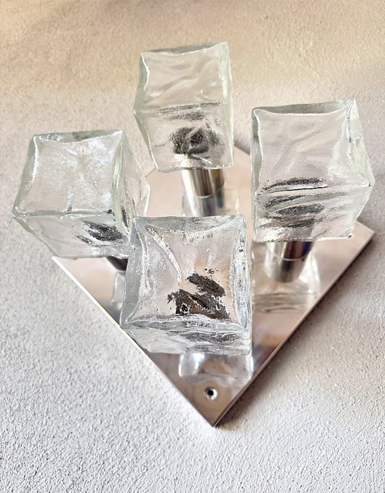 Image 1 of Vintage Kalmar Ice Cube Lamp