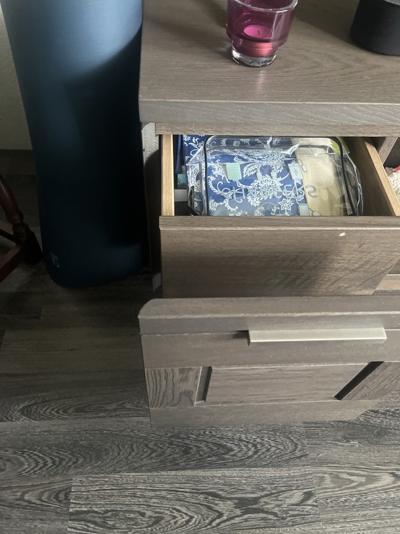 Image 1 of HiFi furniture Oak Chocolate brushed oak