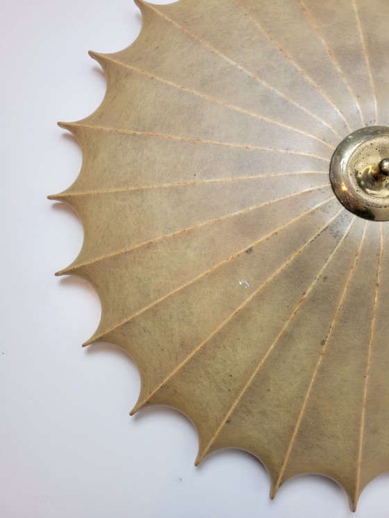 Image 1 of Vintage Cocoon ceiling lamp by Friedel Wauer for Goldkant Leuchten