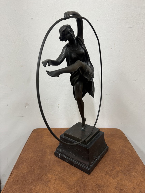 Image 1 of Bronzestatue des Tänzers Godard