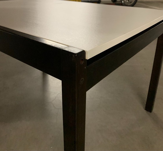 Vintage Pastoe Dining Table. Design by Cees Braakman, Model TU11, 1960s. – Wood (photo 15 of 15)