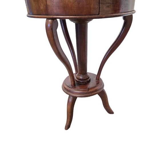 Tavolino Biedermeier precoce con cassetto, circa 1810 – Tavolini, Legno (photo 5 of 7)