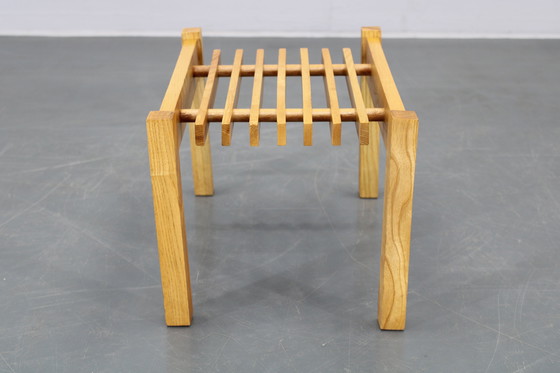 Image 1 of 1960s Wooden Bench for Flower Pot, Czechoslovakia