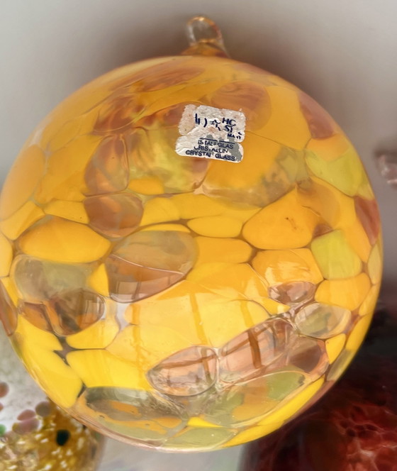 Image 1 of Lote de vidrio de estudio soplado a mano: bolas de vidrio, gotas y vog