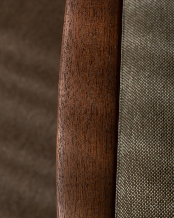 Image 1 of Vintage Senator tweezitsbank van Ole Wanscher voor Cado | Frame van Deens teakhout | Originele bekleding | Jaren 60