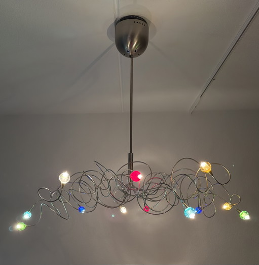 Harco Loor Design Lampe Strawberry – hanglampen, Glass, Metal