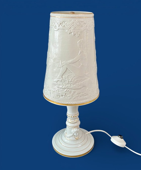 Image 1 of Lampada litofania in porcellana, Germania anni '70