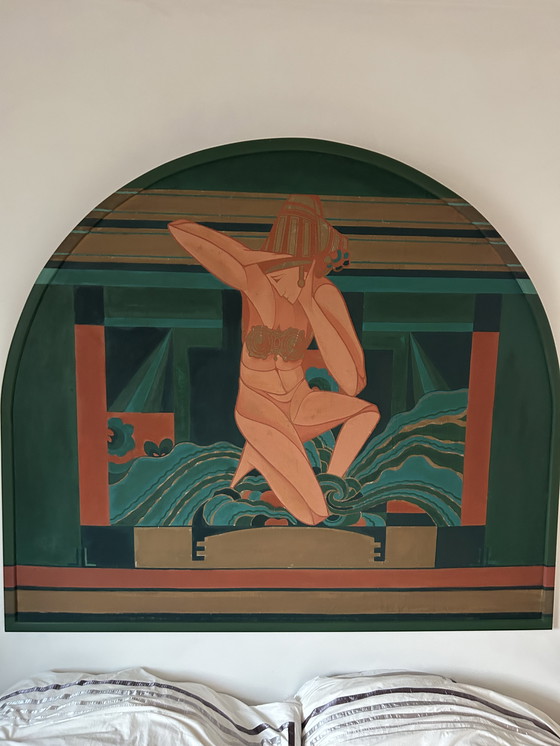 Image 1 of Dipinto Art Nouveau, pannello, art déco