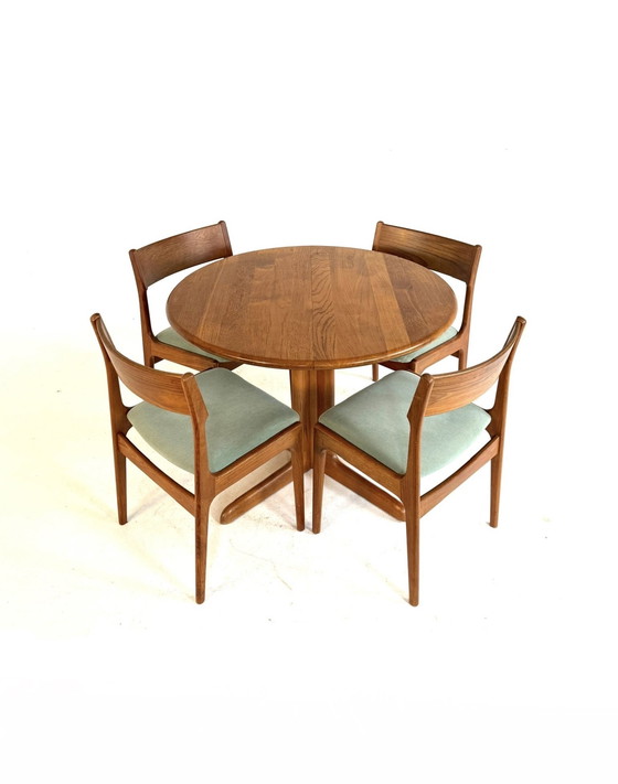 Image 1 of Table à manger extensible vintage danoise, Gudme Mobelfabrik '70