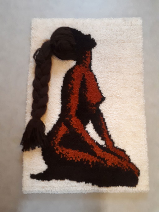 70's smyrna art vintage tapestry