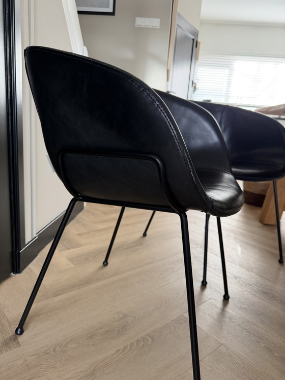 Image 1 of Set di 4 poltrone Feston – nere – in ottime condizioni