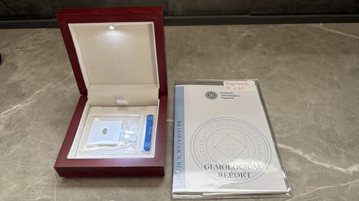 Pierre précieuse unique en chrysobéryl 0,80 ct - avec certificat