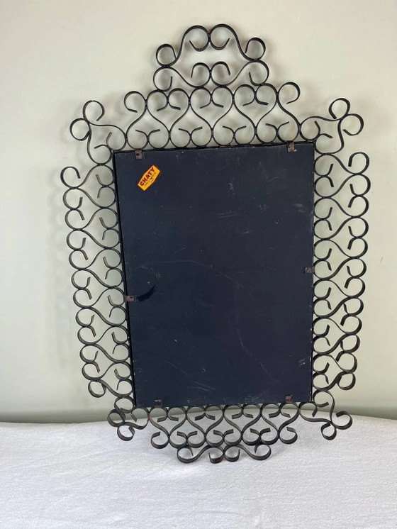 Specchio in ferro battuto Chaty Vallauris – Iron, Mid Century Modern (photo 12 of 16)