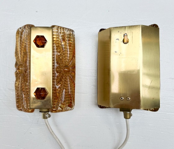 Image 1 of Juego de lámparas de pared danesas Aladdin de Vitrika, años 60