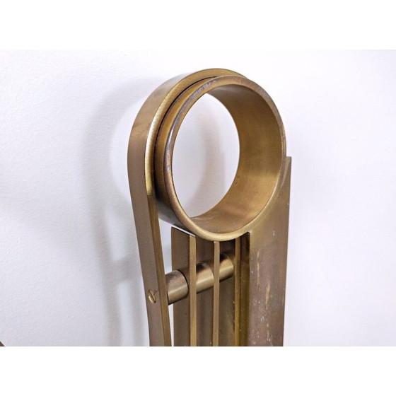 Image 1 of Vintage brass bed by Luciano Frigerio 1970